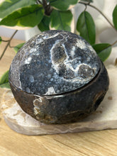 Load image into Gallery viewer, Agate Jewellery Holder Geode #345
