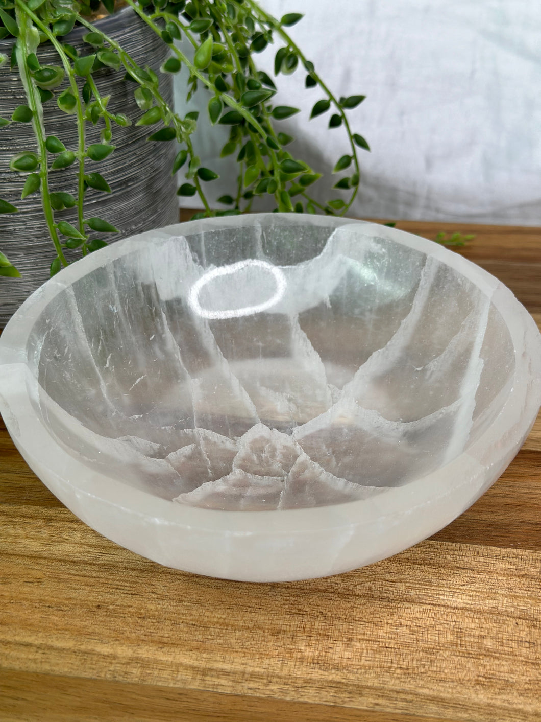 15cm Round Selenite Bowl