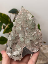 Load image into Gallery viewer, Pinky ~ Green Apophyllite Cut Base #135

