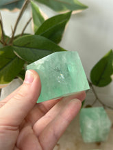 Load image into Gallery viewer, Ice Green Fluorite Freestanding Cubes #28
