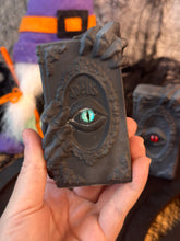 Load image into Gallery viewer, Black Obsidian Eye Spell Book

