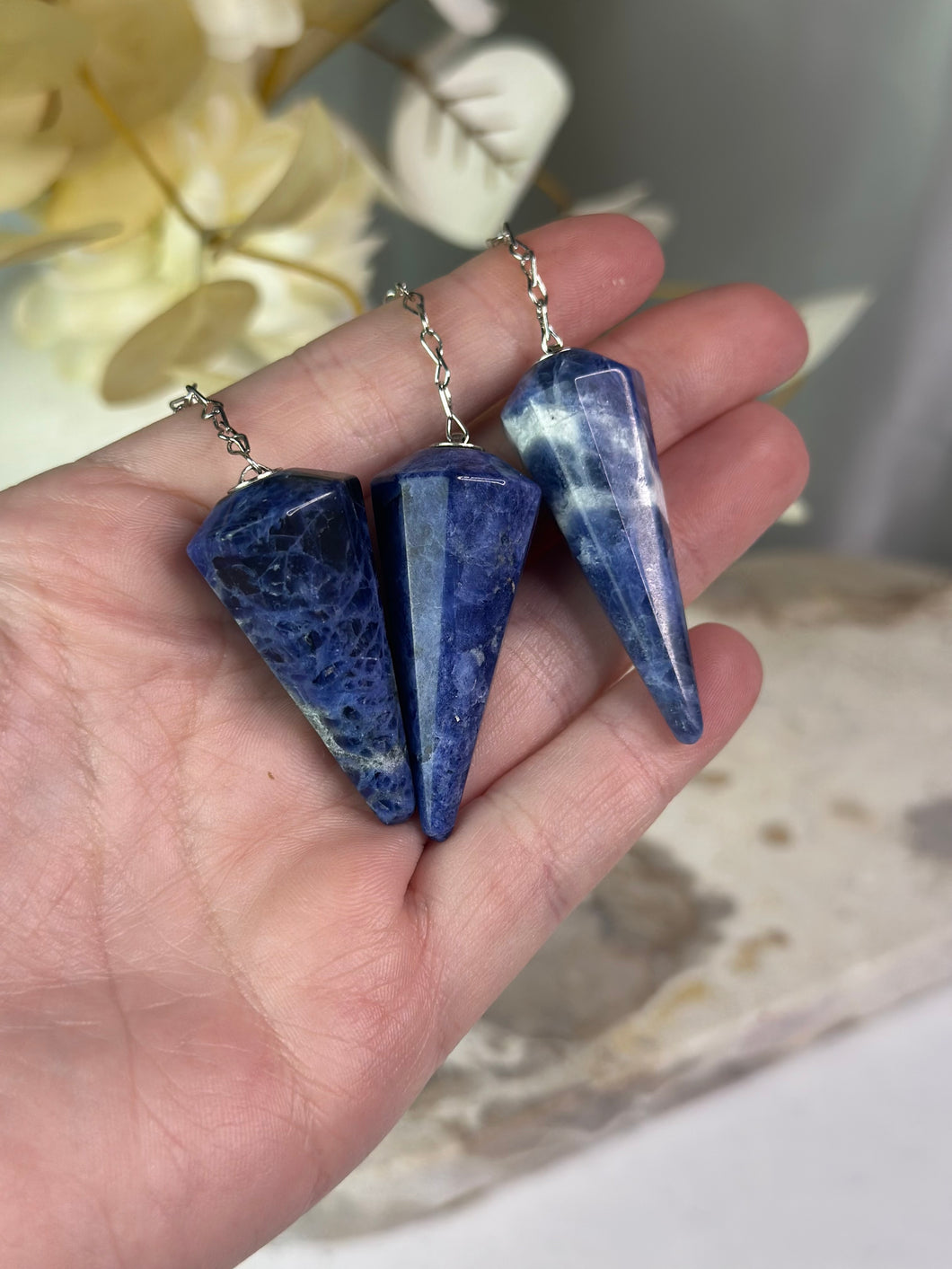 Sodalite Pendulums