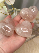 Load image into Gallery viewer, Rose Quartz Puffy Hearts
