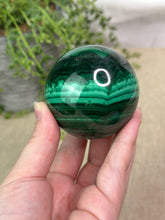 Load image into Gallery viewer, XL Malachite Sphere
