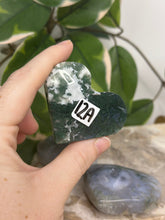 Load image into Gallery viewer, Moss Agate Hearts #12
