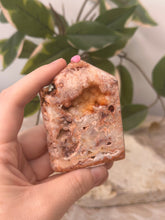 Load image into Gallery viewer, Pink Crazy Lace Agate Domino #42C
