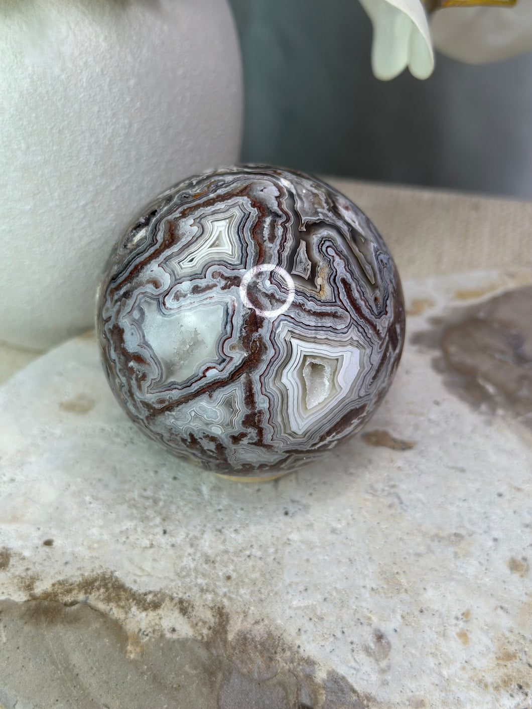 Mexican Crazy Lace Sphere #94