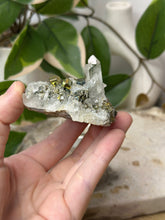 Load image into Gallery viewer, Iridescent Pyrite On Quartz Specimen #33

