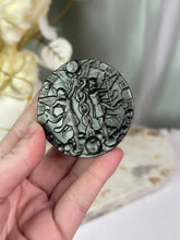 Load image into Gallery viewer, Silver Sheen Zodiac Coin - Gemini
