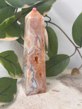 Load image into Gallery viewer, Pink Crazy Lace Agate Tower #64
