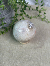 Load image into Gallery viewer, Pink Amethyst x Flower Agate Sphere #25
