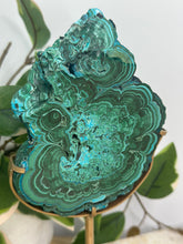 Load image into Gallery viewer, Malachite x Chrysocolla Slab On Stand
