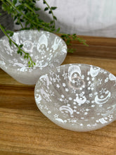 Load image into Gallery viewer, 10cm Engraved Selenite Bowl
