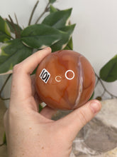 Load image into Gallery viewer, LRG Carnelian Sphere
