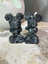 Load image into Gallery viewer, Larvikite Mickey + Minnie Pair
