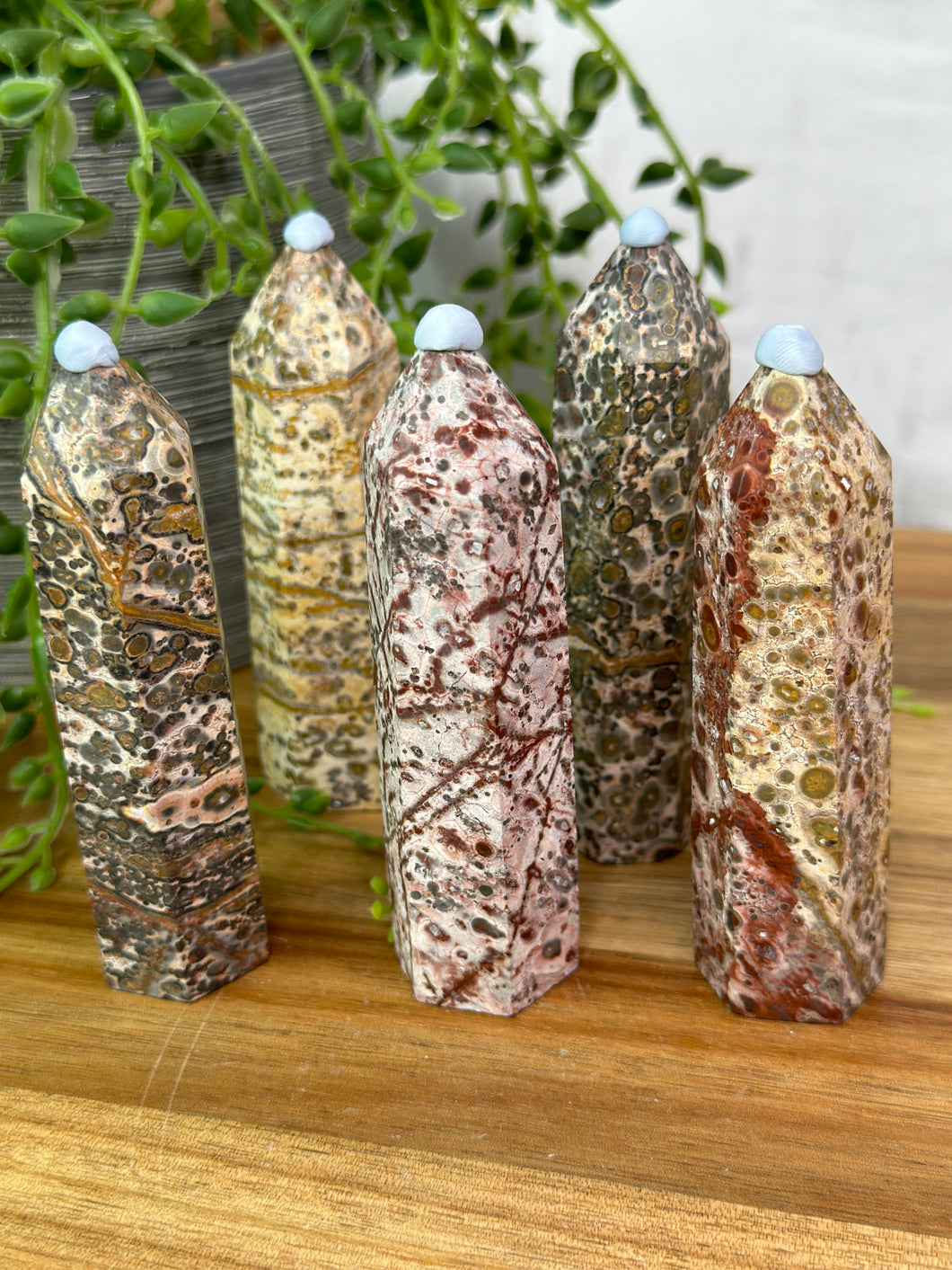 Leopard Skin Jasper Towers