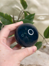 Load image into Gallery viewer, Imperfect Blue Fluorite Sphere IB2
