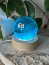 Load image into Gallery viewer, Imperfect Blue Fluorite Sphere IB1
