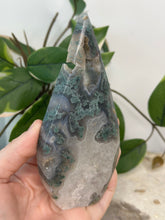 Load image into Gallery viewer, Moss Agate Flame #52A
