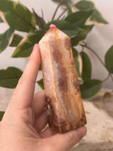 Load image into Gallery viewer, Pink Crazy Lace Agate Tower #60B
