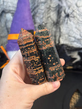 Load image into Gallery viewer, Red Spot Obsidian Towers #17
