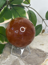 Load image into Gallery viewer, XL Fire Quartz Sphere
