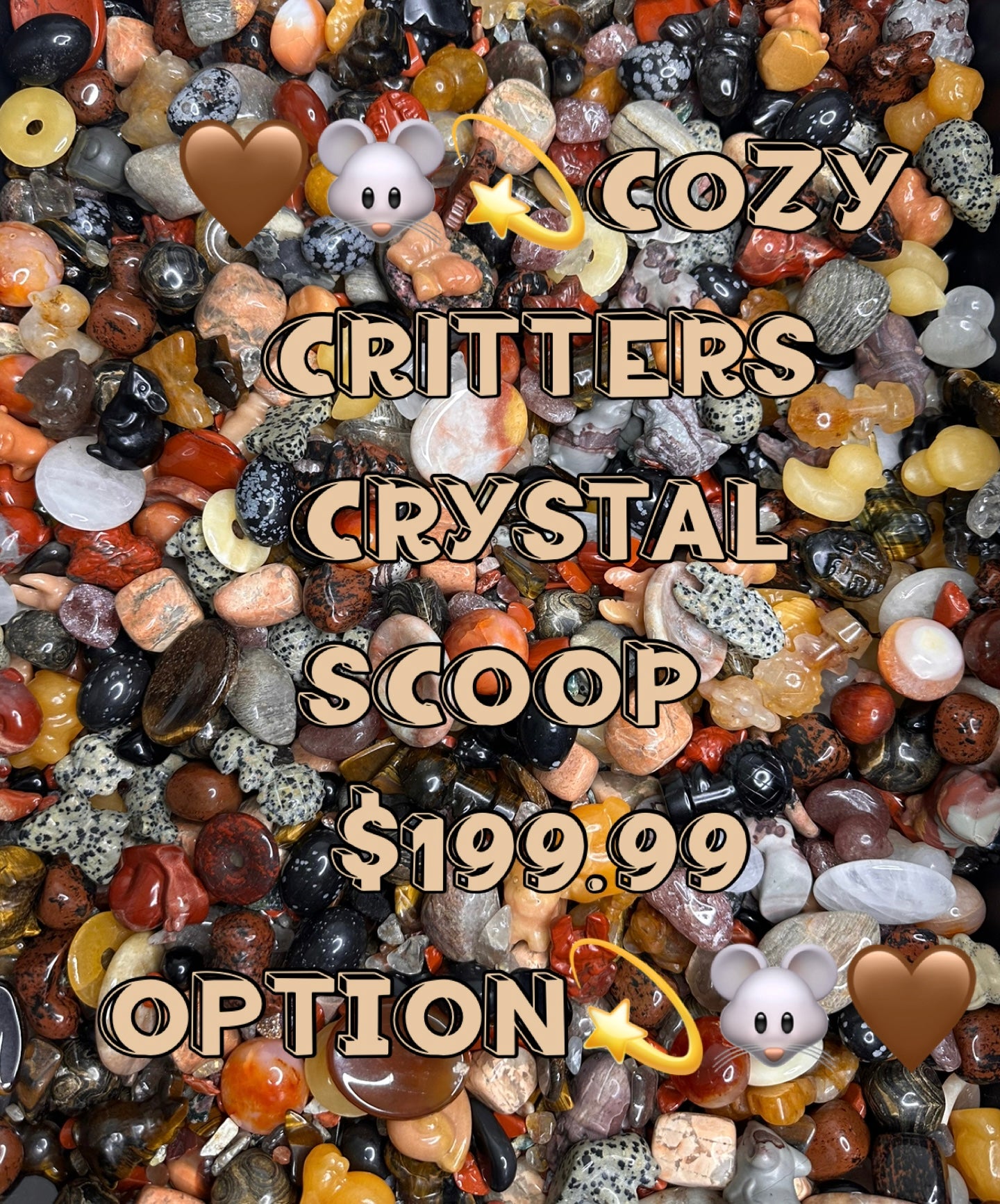 Cozy Critters Crystal Scoop ~ $199.99 OPTION