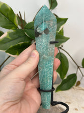 Load image into Gallery viewer, Amazonite Wand On Stand #45
