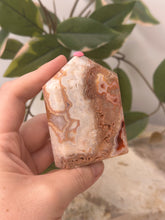 Load image into Gallery viewer, Pink Crazy Lace Agate Domino #50A
