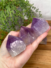 Load image into Gallery viewer, Amethyst Half Polished Points #20
