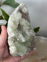 Load image into Gallery viewer, Green Apophyllite~Scolecite Sprays~Crystallised Pink/Red Stillbite~Dark Red Heulandite On a Red Chalcedony Base Cluster #200
