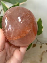 Load image into Gallery viewer, Jumbo Star Fire Quartz Palmstone
