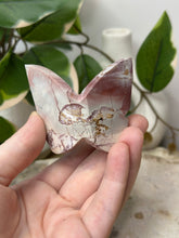 Load image into Gallery viewer, Pink Picture Jasper 3D Butterfly~ BA
