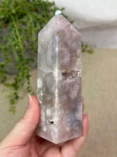 Load image into Gallery viewer, Pink Amethyst x Flower Agate Tower #69
