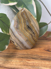 Load image into Gallery viewer, Yellow Crazy Lace Agate Flame #74
