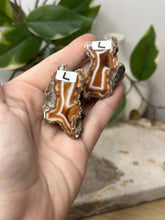 Load image into Gallery viewer, Carnelian Geode Pair~ L
