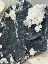 Load image into Gallery viewer, 1.9 Kilo Black Chalcedony ~ Apophyllite ~ Calcite Cluster
