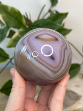 Load image into Gallery viewer, Pink Jelly Agate Sphere #130
