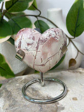 Load image into Gallery viewer, Pink Picture Jasper Heart #54B
