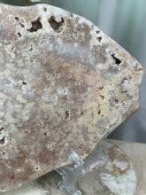 Load image into Gallery viewer, XXXL Pink Amethyst Slab On Stand
