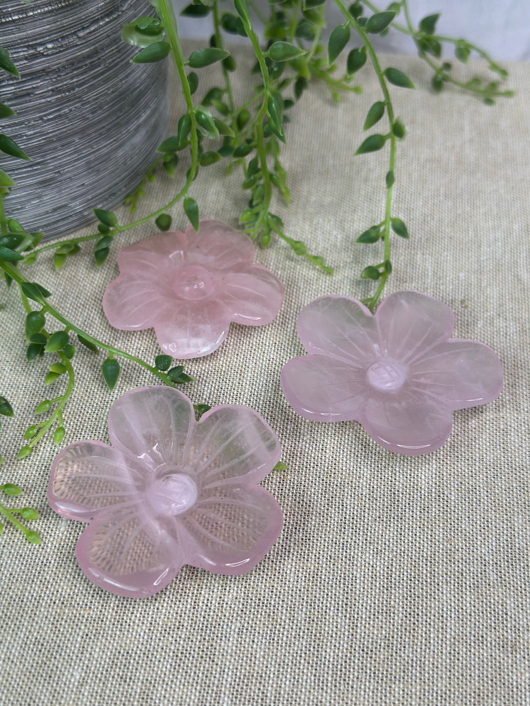 Rose Quartz Flowers