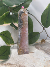 Load image into Gallery viewer, Pink Plume Agate Tower #60
