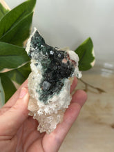 Load image into Gallery viewer, Glass Green Apophyllite~Peach Stillbite~Pink/Green Chalcedony Specimen #102
