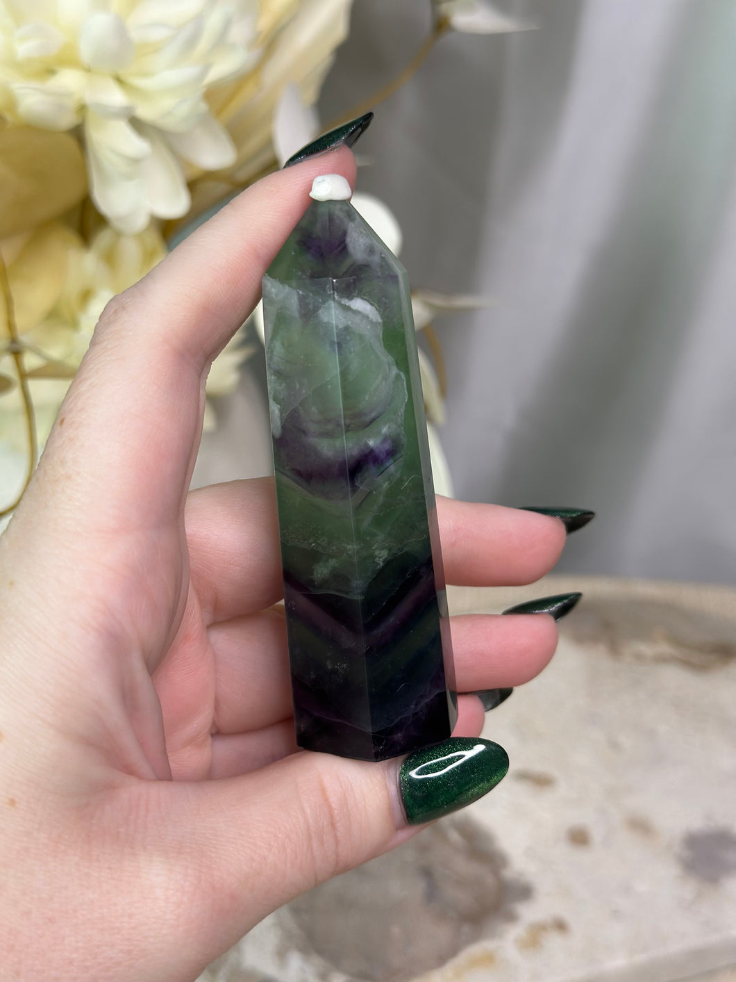 Rainbow Fluorite Tower #17B