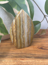 Load image into Gallery viewer, Yellow Crazy Lace Agate Flame #44
