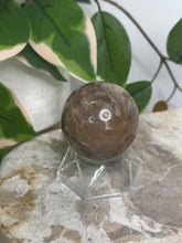 Load image into Gallery viewer, Back Moonstone x Sunstone Sphere
