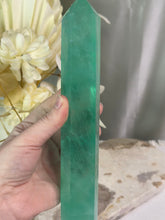 Load image into Gallery viewer, Ice Green Fluorite Tower #135
