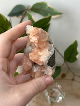 Load image into Gallery viewer, Sugary Peach Stillbite On Vibrant Blue Chalcedony Specimen #84
