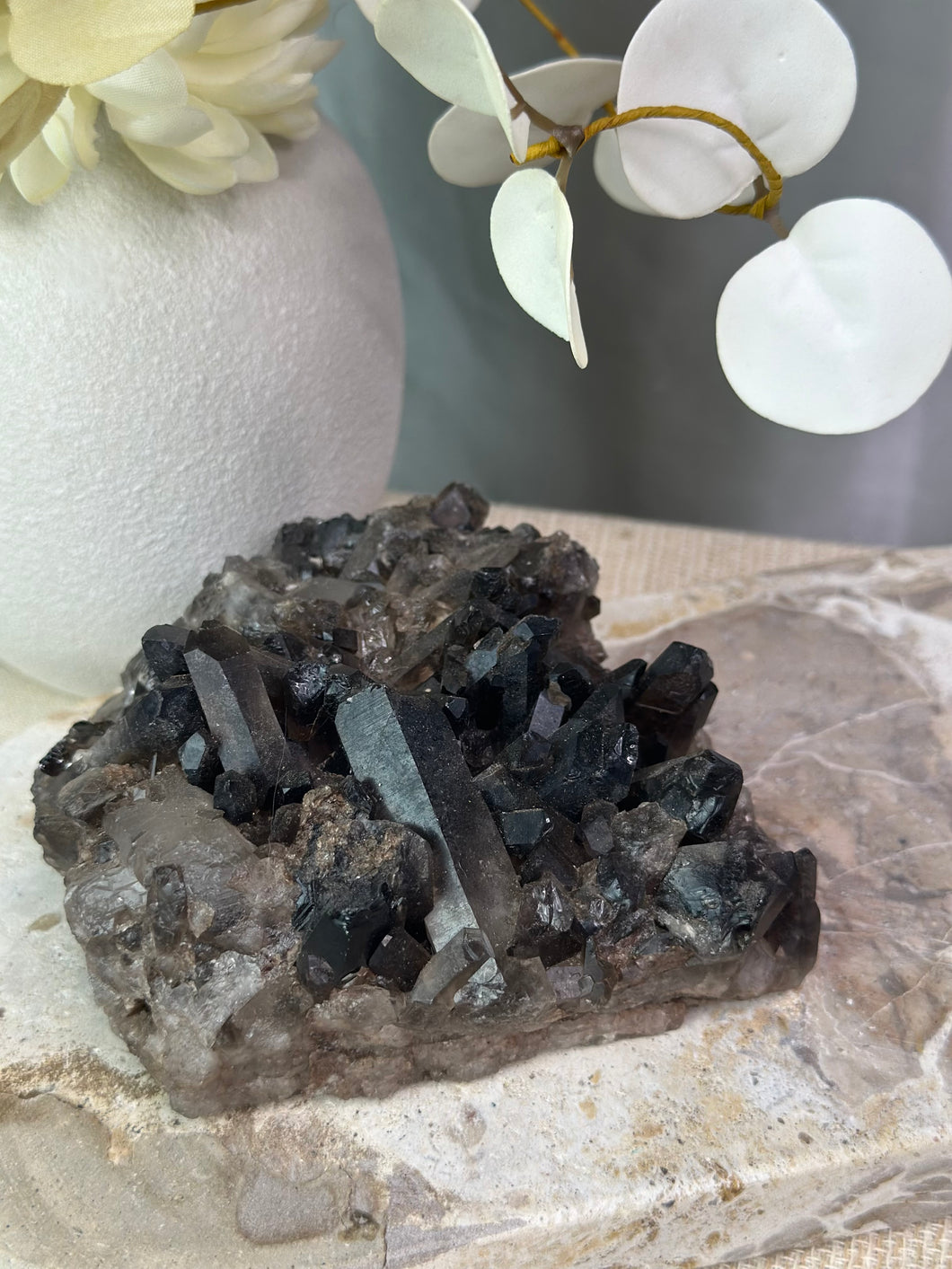 Smokey Quartz Cluster #80