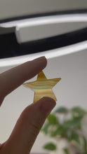 Load and play video in Gallery viewer, Small Iris Agate Star Slice
